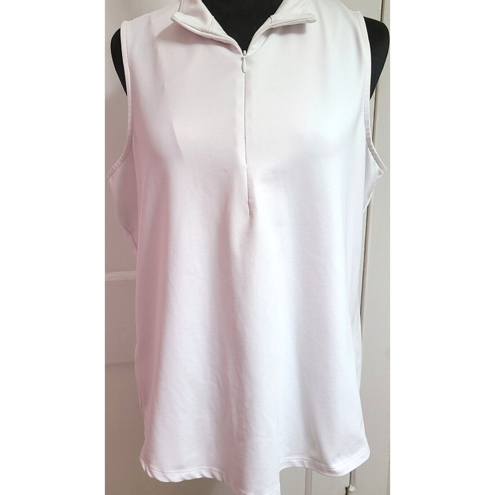 Tommy Bahama Womens Active Wear Polo L White